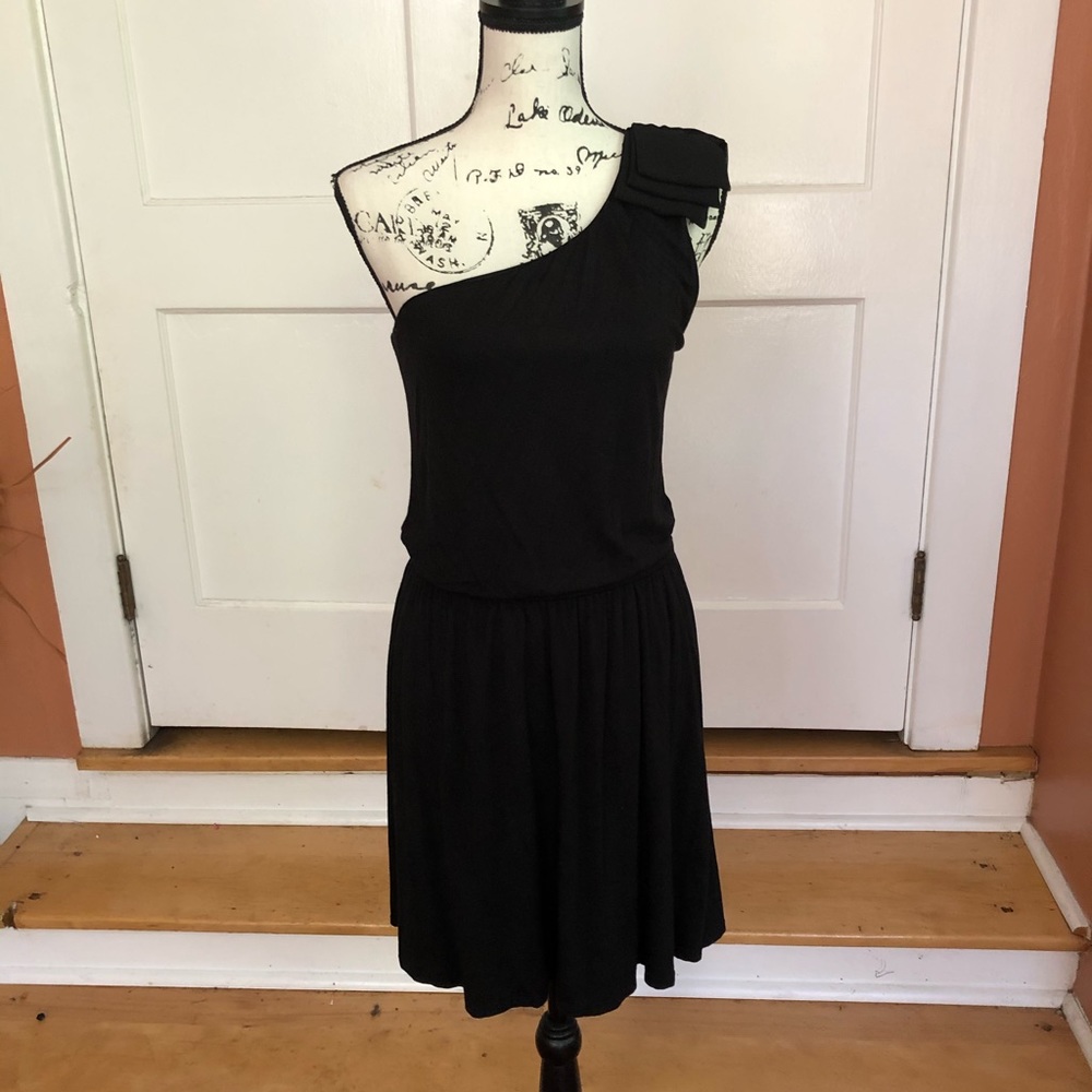 Express Women’s one shoulder cocktail dress.